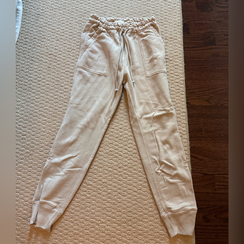 Abercrombie & Fitch Beige Lounge Joggers